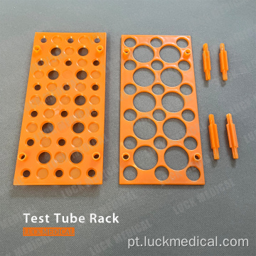 Montando rack de tubo de ensaio